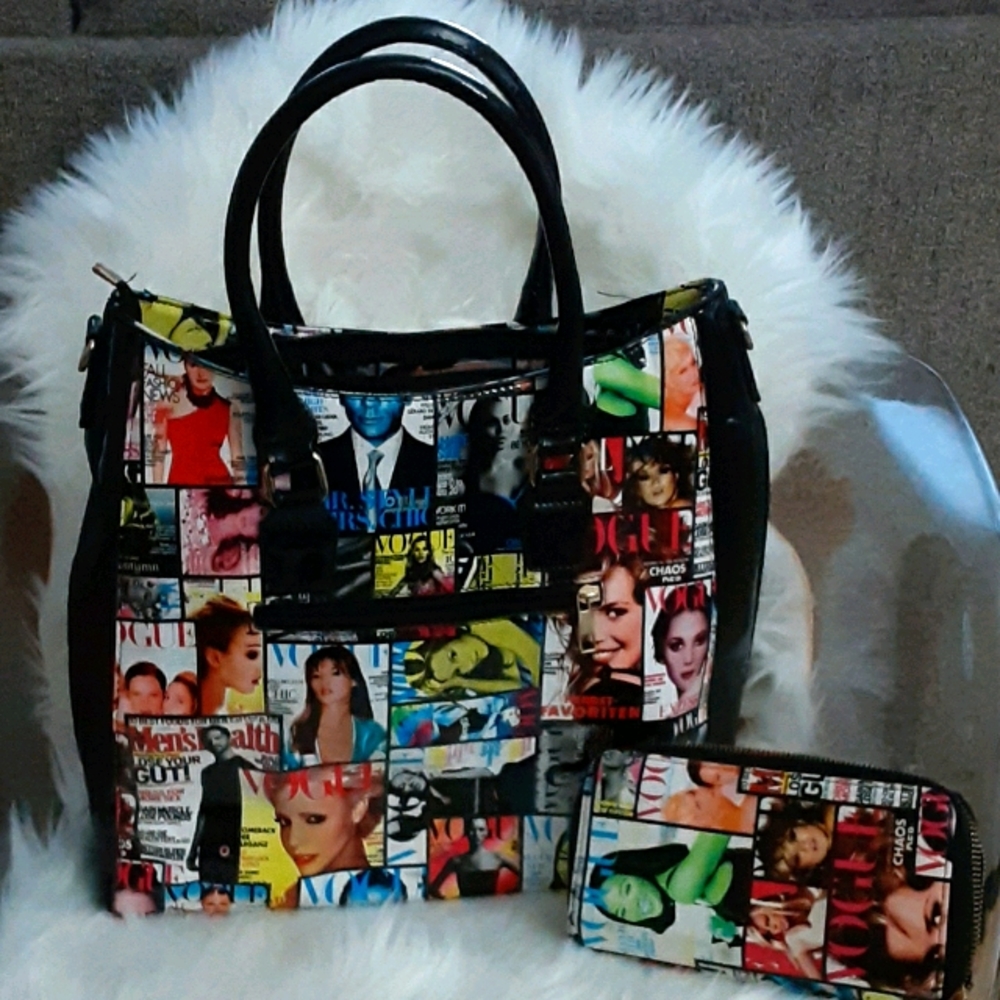 A purse with wallet